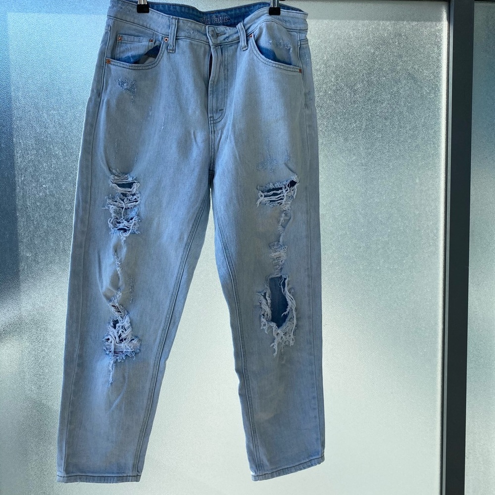 Ripped denim jeans from white fable (target)